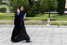 فرزانه صادق، وزیر راه در حاشیه جلسه هیات دولت - ۲۵ تیر