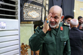 سردار احمد وحیدی در آیین گرامیداشت ۵۷ شهید اقتدار ارتش