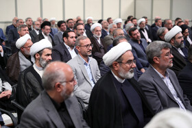 دیدار رئیس و مسئولان عالی قوه قضائیه با رهبر انقلاب