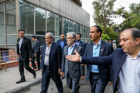 بازدید حسین سیمایی صراف، وزیر علوم، تحقیقات و فناوری از روند برگزاری نوبت دوم کنکور ۱۴۰۴ - دانشگاه علم و صنعت تهران