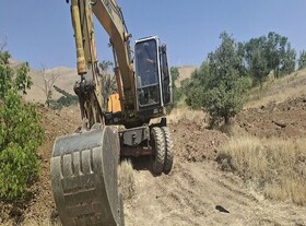 حفاری غیرمجاز در گورستان تاریخی زاگرس سنندج متوقف شد