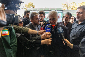 اسکندر مؤمنی، وزیر کشور در مراسم بزرگداشت شهیدان ربانی و محرابی