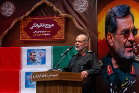 سخنرانی سردار احمد وحیدی در مراسم بزرگداشت شهیدان ربانی و محرابی