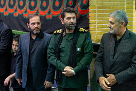 سردار حسن حسنزاده، فرمانده سپاه تهران در مراسم بزرگداشت شهیدان ربانی و محرابی