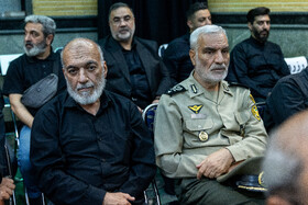 امیر محمودی، معاون اجرایی ارتش در مراسم بزرگداشت شهیدان ربانی و محرابی