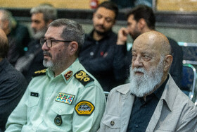 مهدی چمران، رئیس شورای شهر تهران در مراسم بزرگداشت شهیدان ربانی و محرابی