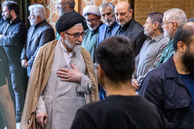 سید اسماعیل خطیب، وزیر اطلاعات در مراسم بزرگداشت شهیدان ربانی و محرابی