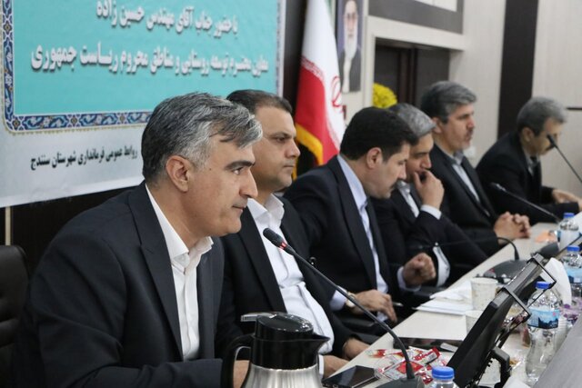 سنندج باید به الگوی عدالت توسعه در غرب کشور تبدیل شود