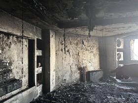حریق در یک برج مسکونی در شهرک خرازی/ اتصالی در دستگاه کولر گازی علت حادثه