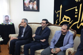 حضور جمعی از مدیران رسانه‌ای کشور در منزل شهید سرلشکر حسین سلامی