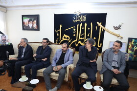 حضور جمعی از مدیران رسانه‌ای کشور در منزل شهید سرلشکر حسین سلامی
