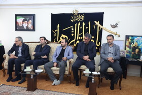 حضور جمعی از مدیران رسانه‌ای کشور در منزل شهید سرلشکر حسین سلامی