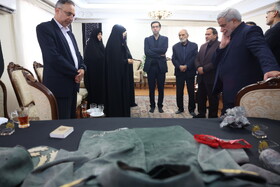 حضور جمعی از مدیران رسانه‌ای کشور در منزل شهید سرلشکر حسین سلامی