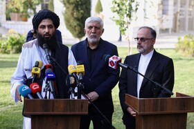 نشست خبری رئیس نمایندگی وزارت امور خارجه حکومت افغانستان در هرات و رئیس نمایندگی وزارت امور خارجه در شمال شرق کشور