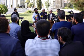 نشست خبری رئیس نمایندگی وزارت امور خارجه حکومت افغانستان در هرات و رئیس نمایندگی وزارت امور خارجه در شمال شرق کشور