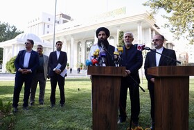 نشست خبری رئیس نمایندگی وزارت امور خارجه حکومت افغانستان در هرات و رئیس نمایندگی وزارت امور خارجه در شمال شرق کشور