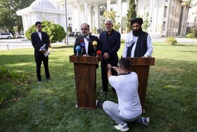 نشست خبری رئیس نمایندگی وزارت امور خارجه حکومت افغانستان در هرات و رئیس نمایندگی وزارت امور خارجه در شمال شرق کشور
