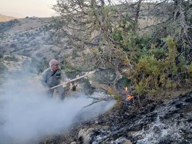 مهار حریق در منطقه حفاظتشده آقداغ/۲۰ هکتار از مراتع ملی طعمه حریق شد مهار حریق در منطقه حفاظتشده آقداغ/۲۰ هکتار از مراتع ملی طعمه حریق شد