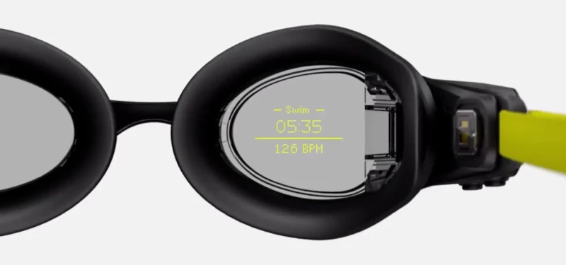 عینک شنای هوشمند به واقعیت افزوده مجهز شد