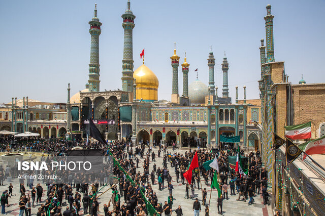 مراسم عزاداری شهادت امام سجاد(ع) در حرم بانوی کرامت برگزار می‌شود