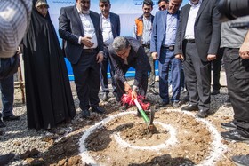 کلنگ آغاز عملیات اجرایی طرح آبرسانی به شهرستان میاندورود با حضور عباس علی‌آبادی، وزیر نیرو در ساری