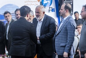 افتتاح نخستین واحد گازی نیروگاه نکا با ظرفیت ۱۸۳ مگاوات با حضور عباس علی‌آبادی، وزیر نیرو - نیروگاه شهید سلیمی نکا