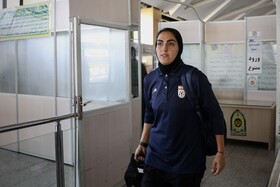 استقبال از تیم ملی فوتبال بانوان ایران - مشهد