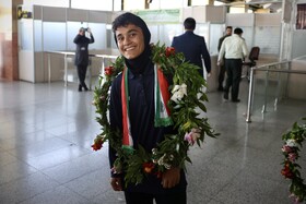 استقبال از تیم ملی فوتبال بانوان ایران - مشهد