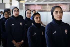 استقبال از تیم ملی فوتبال بانوان ایران - مشهد