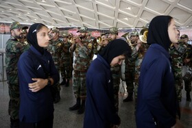 استقبال از تیم ملی فوتبال بانوان ایران - مشهد