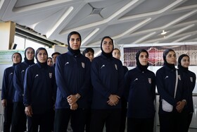 استقبال از تیم ملی فوتبال بانوان ایران - مشهد