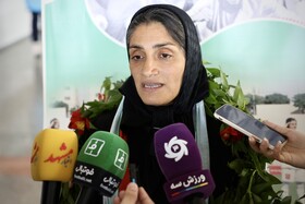 استقبال از تیم ملی فوتبال بانوان ایران - مشهد