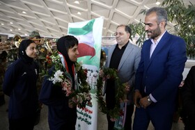 استقبال از تیم ملی فوتبال بانوان ایران - مشهد