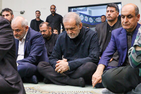 مسعود پزشکیان، رئیس جمهور در یادواره شهدای گیلانی حملات رژیم صهیونیستی