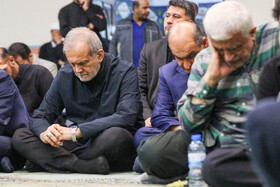 مسعود پزشکیان، رئیس جمهور در یادواره شهدای گیلانی حملات رژیم صهیونیستی