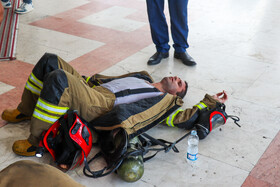 آتش سوزی مهیب در منطقه آزادانزلی