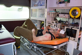 آتش سوزی مهیب در منطقه آزادانزلی