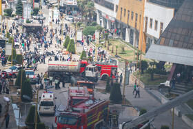 آتش سوزی مهیب در منطقه آزادانزلی