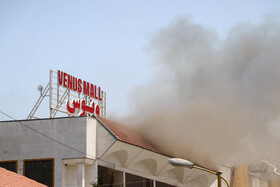 آتش سوزی مهیب در منطقه آزادانزلی