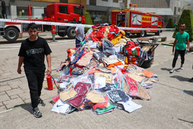 آتش سوزی مهیب در منطقه آزادانزلی