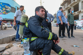 آتش سوزی مهیب در منطقه آزادانزلی