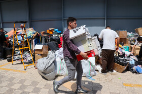 آتش سوزی مهیب در منطقه آزادانزلی