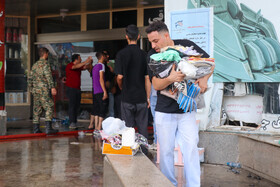 آتش سوزی مهیب در منطقه آزادانزلی