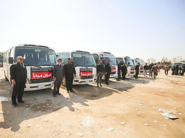 گزارش آماری جامع از خدماترسانی آستان مقدس علوی در اربعین سال گذشته