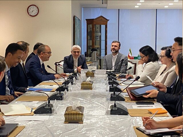 رایزنی غریبآبادی با اعضای غیردائم شورای امنیت در نیویورک رایزنی غریبآبادی با اعضای غیردائم شورای امنیت در نیویورک