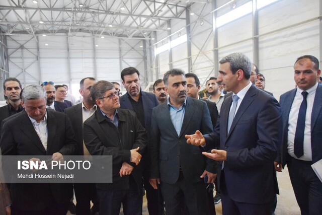 بازدید مدیران عامل راه آهن ایران و آذربایجان از بارانداز ریلی آستارا-آستارا