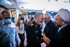 سرلشکر سیدعبدالرحیم موسوی رئیس ستادکل نیروهای مسلح در مراسم چهلمین روز شهادت سردارسپهبد باقری