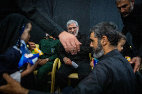 اسماعیل قاآنی، فرمانده سپاه قدس در مراسم چهلمین روز شهادت سردار باقری