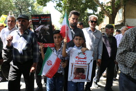 راهپیمایی جمعه ی خشم و نصر در همدان