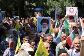 راهپیمایی جمعه ی خشم و نصر در همدان
